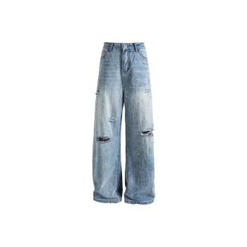 Stillslow Jeans Unisex Light Blue