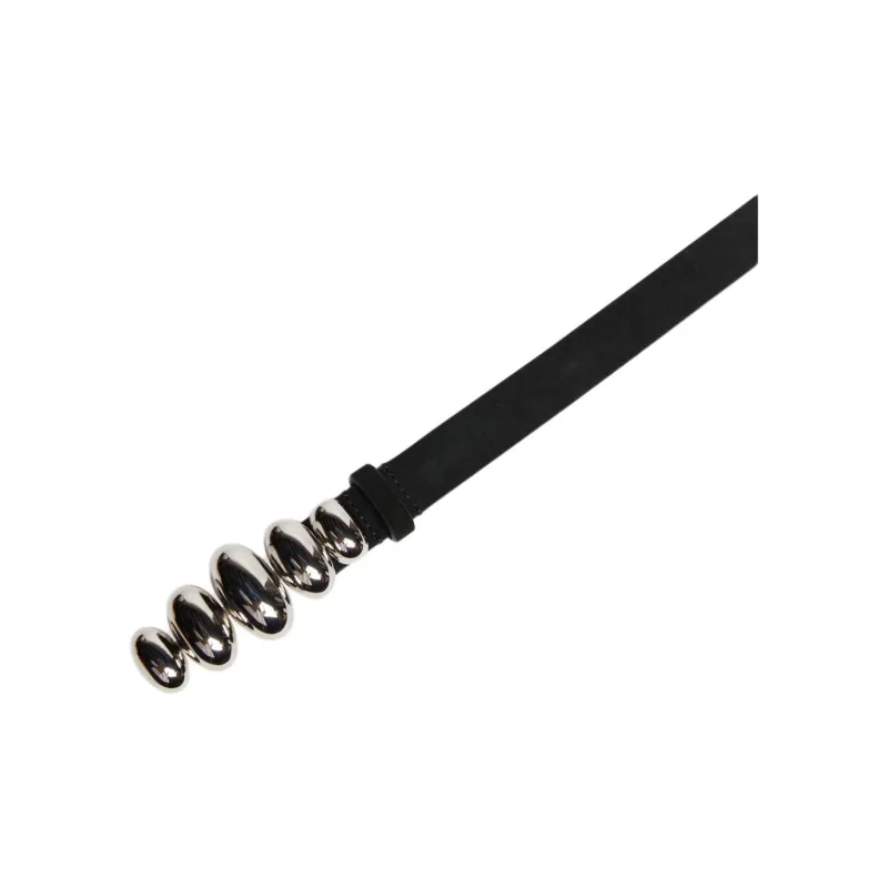 ISABEL MARANT Leather Belts Unisex Black -1