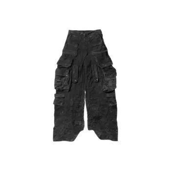 JULIUS Cargo Pants Men Gray
