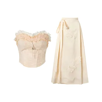 OZVO Two Piece Skirt Sets Women's