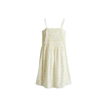 H&M Slip Dresses Women's White/Floral