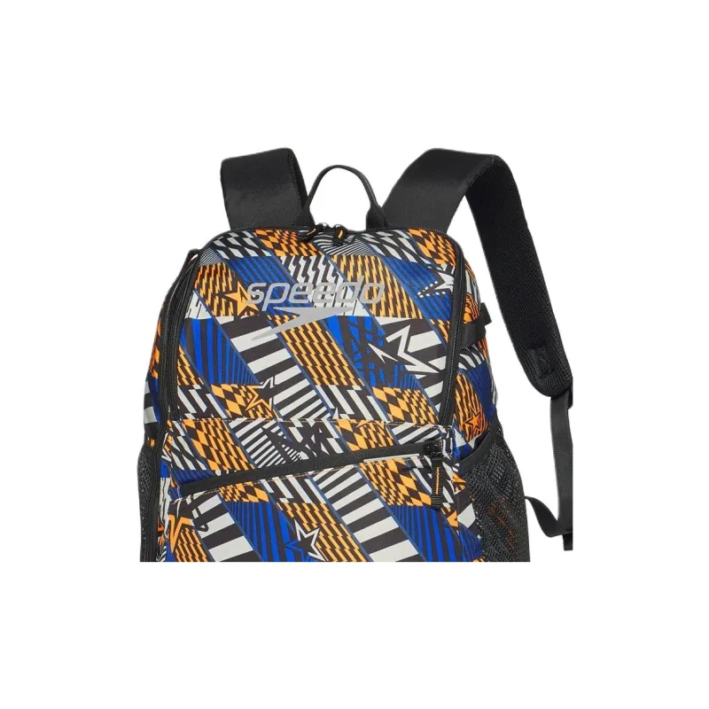 Speedo Polyester Backpack Unisex Two Tone & Blue & Black-2