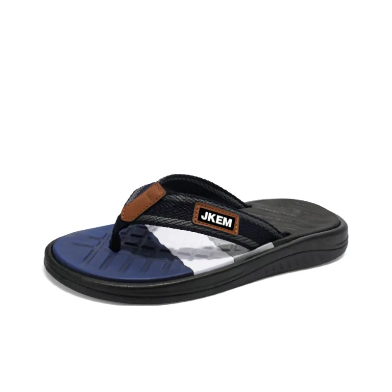 JKEM EVA Stitching Abrasion Resistant Slip Resistant Flip Flops Men's-1