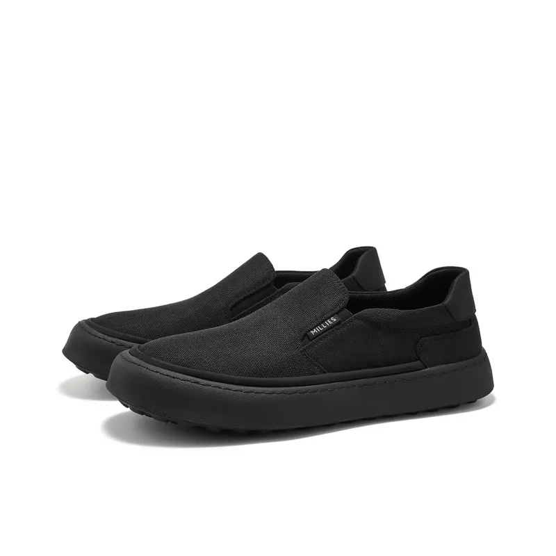 MILLIE'S Abrasion Resistant Low Top Casual Shoes Men's Black-1