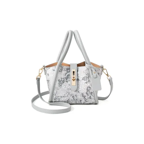 Vigno Synthetic Leather Shoulder Bag, Crossbody Bag, Handbag Regular Women's Gray/Pink