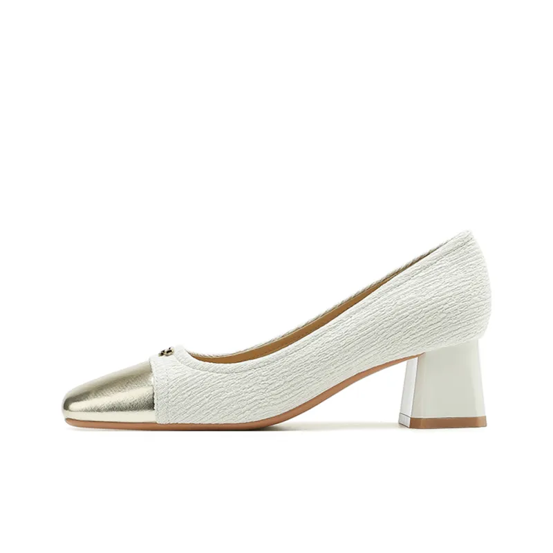 Lan Miao Chunky Heel High Heels 5CM Women's-0