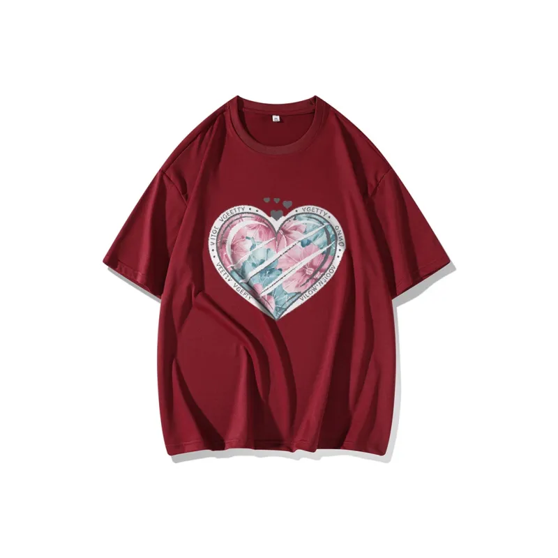 FAIRWHALE Drop Shoulder Sleeve T Shirt Women's-6