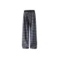 Black Plaid Extended Length