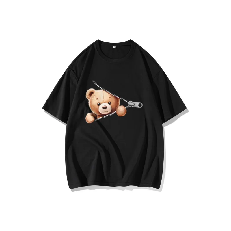 FAIRWHALE Drop Shoulder Sleeve T Shirt Women's-3