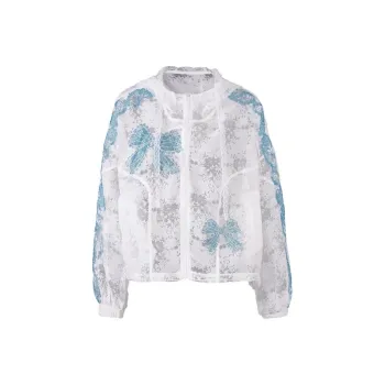 TCH Cropped Coats Women's White