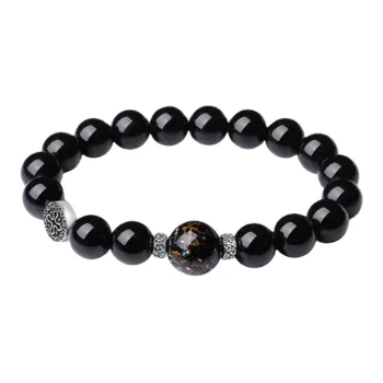 PINK U Obsidian Bracelets Men's