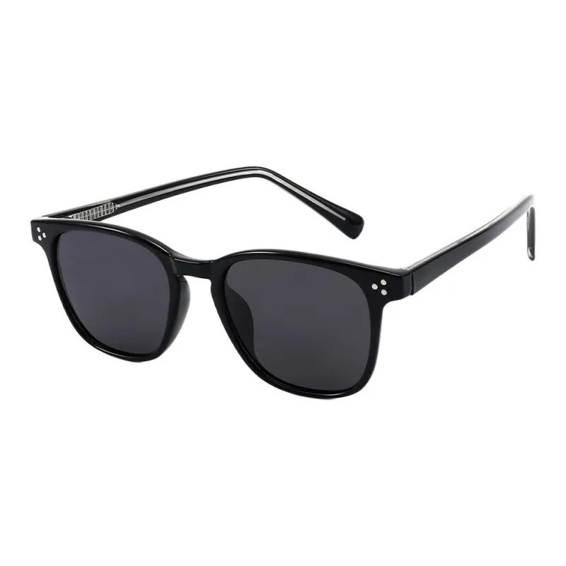 JEKA TR/Memory Plastic Round Sunglasses Unisex-0