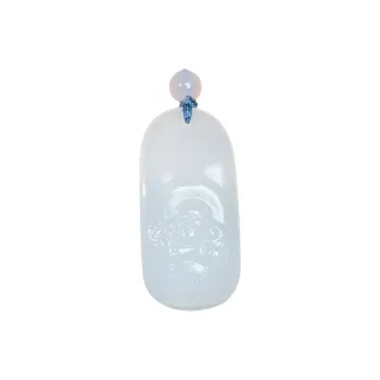 BUDOUXIAOAI Pendants White Jade Women's