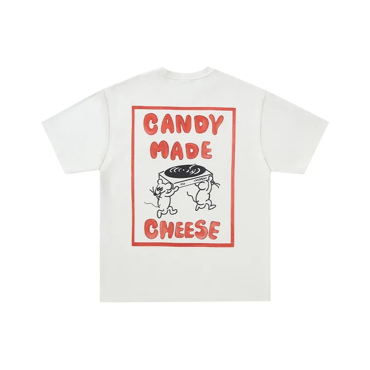 Candymade Haus T Shirts Unisex White-1