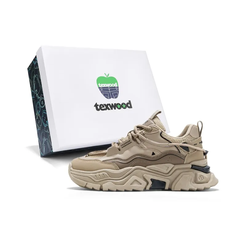 TEXWOOD Non slip Support Low Top Chunky Sneakers Men's-10
