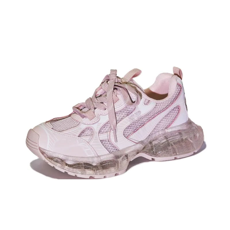 CHOVO Low Top Chunky Sneakers Women's Sea Blue-5