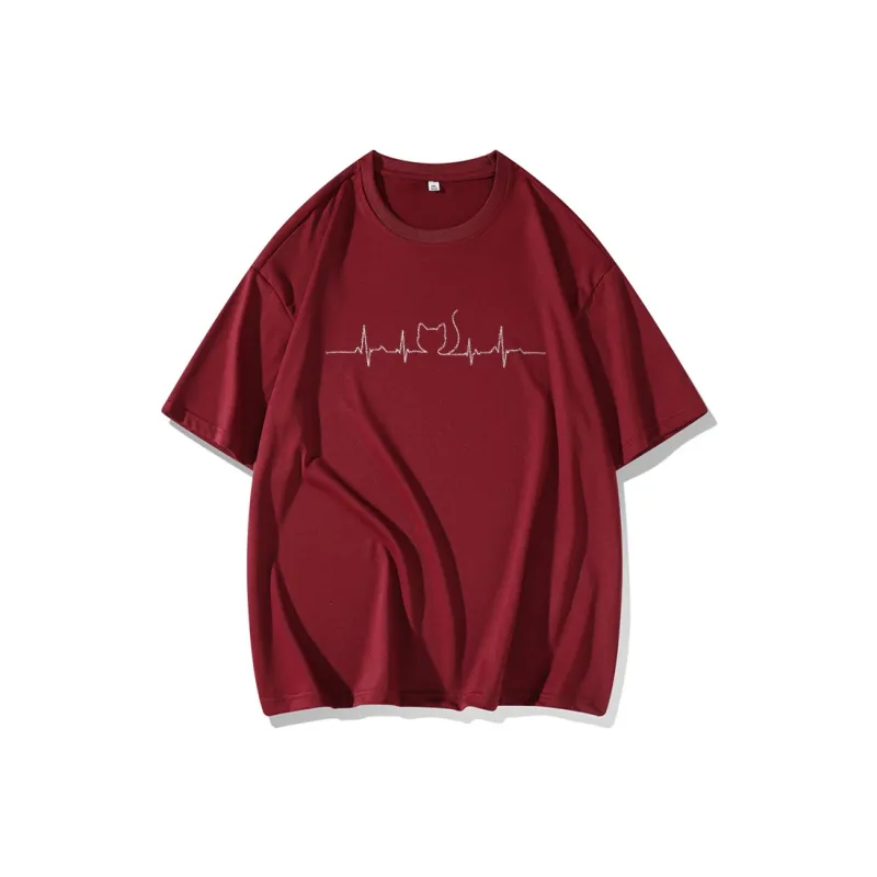 FAIRWHALE Drop Shoulder Sleeve T Shirt Women's-4