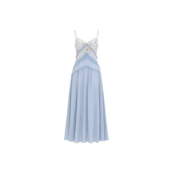 IQC Slip Dresses Women's Distant Sky Blue