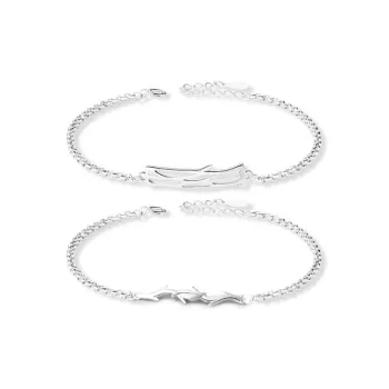 CHINA GOLD 999 Fine Silver Bracelets Women's