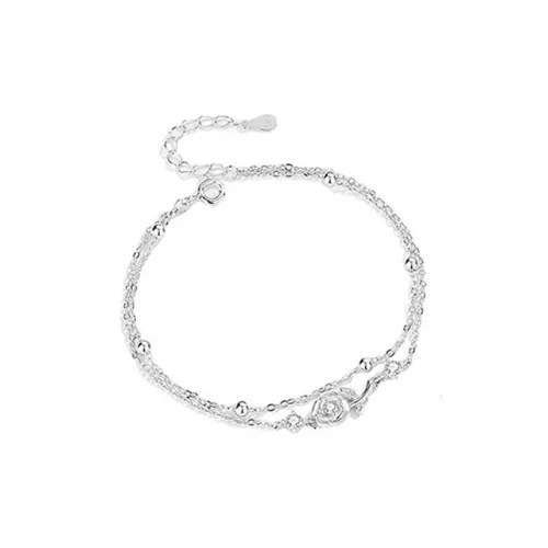 Royal Dragon Mirror S925 Silver Bracelets Women's