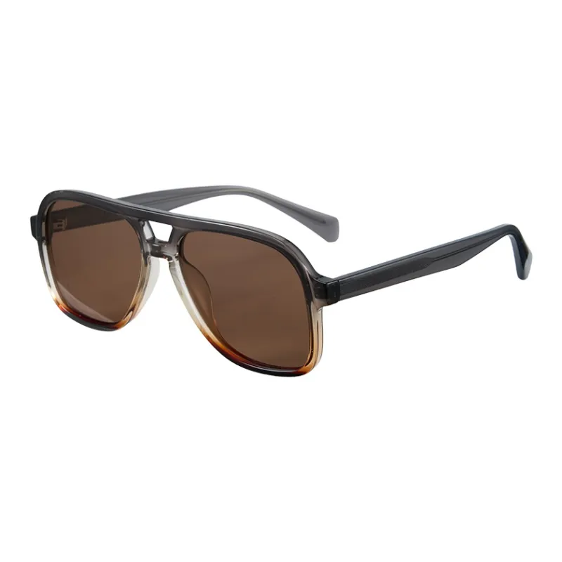 CYXUS TR/Memory Plastic Aviator Sunglasses Men's-6