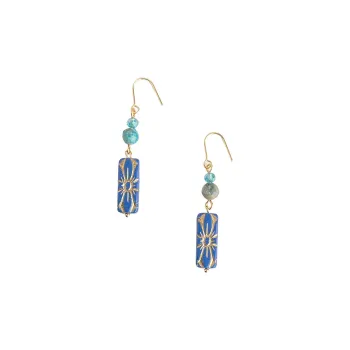 VERENA REINE Natural Colored Glaze Earrings Women's