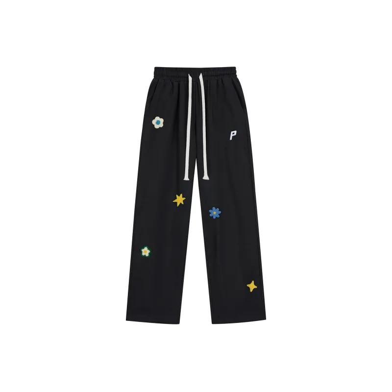 PICCA Casual Pants Unisex Black-0