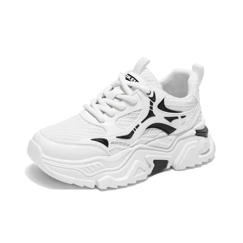 JKEM Shock Absorbers With Slip Resistant And Abrasion Resistant Properties Low Top Chunky Sneakers Men's-6