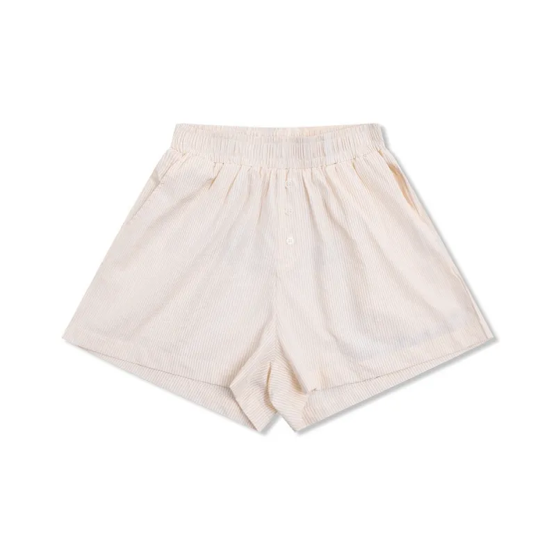 Vine Color Casual Shorts Women's-3