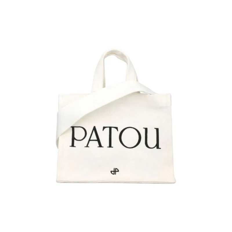 Patou Logo Printed Small Top Handle Bag-0