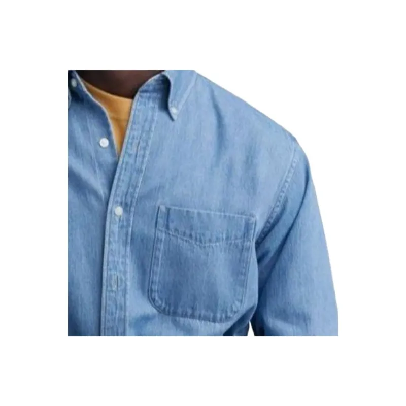 UNIQLO Shirts Men Sky Blue-2