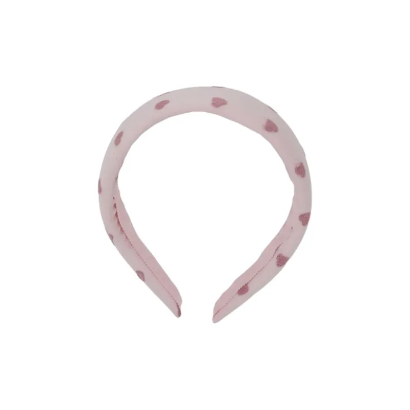 MOSCHINO Cotton, Polyamide, Polyester, Metallized Fiber Headbands Kids' Pink-0
