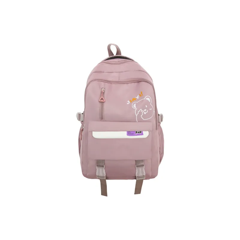 Yalu Nylon Backpack Unisex Multicolor-12