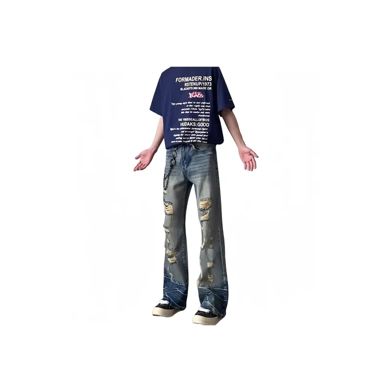 Cotton Gene Jeans Unisex Vintage Blue-0