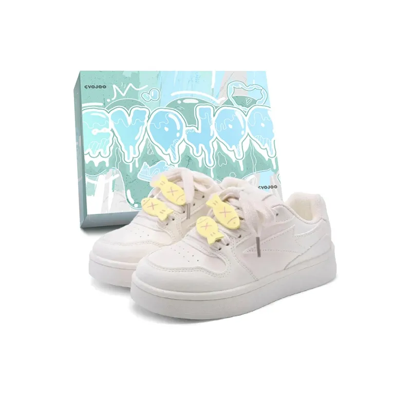 CVOJOO Anti Slip Wear Resistant Low Top Skateboard Shoes Women's-15