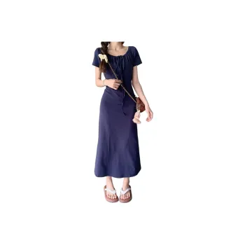 XIANSINIAO Short Sleeved Dress Women's