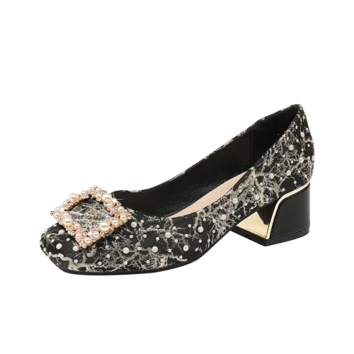 MCKP Chunky Heel High Heels Women's