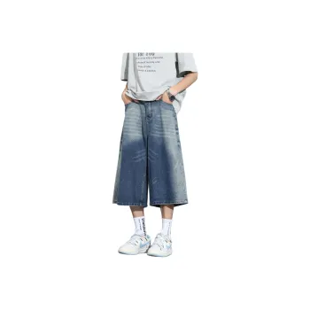 IGOI Denim Shorts Unisex Blue