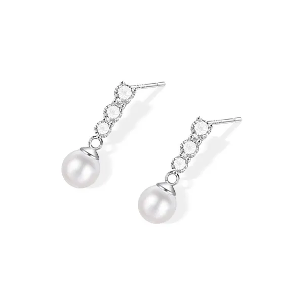 ETAHLOVE S925 Silver Stud Earrings Women's-0