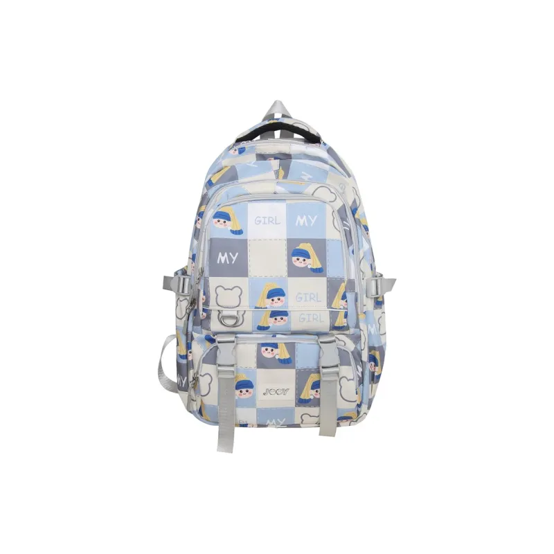 Yalu Nylon Backpack Unisex Multicolor-3