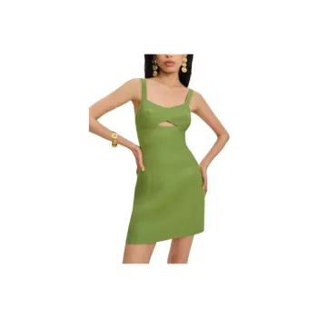 REFORMATION Belma Linen Dress Sleeveless Dress Women's