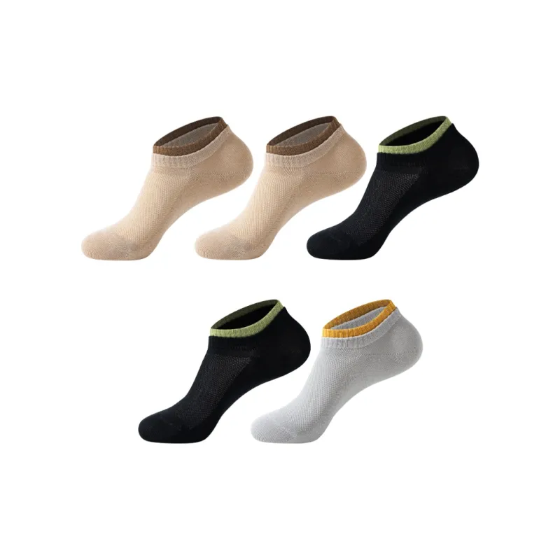 PLANDOO Ankle Socks Men's 5 Pack-28