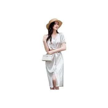 TERRE BLEUE Short Sleeved Dress Women's