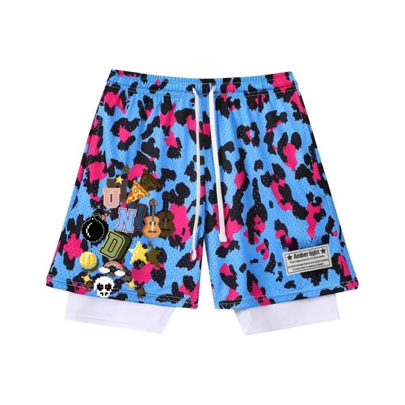 AMBER LIGHT Basketball Shorts Unisex-2
