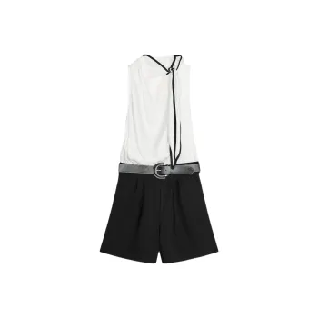 ZARA Jumpsuits Women's White/Black