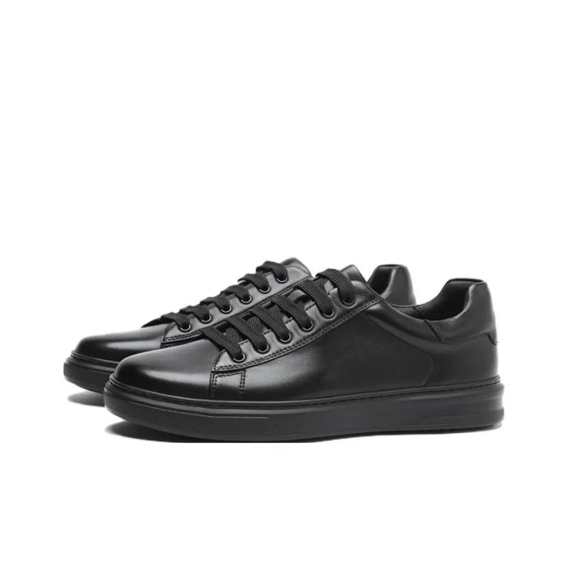 ELLE HOMME Skateboard Shoes Men's Black-1