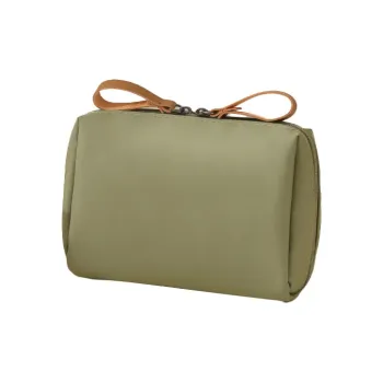Gentle Welcome Leather Portable Mini Trumpets Lipstick Makeup Bags Large Capacity Storage Bag