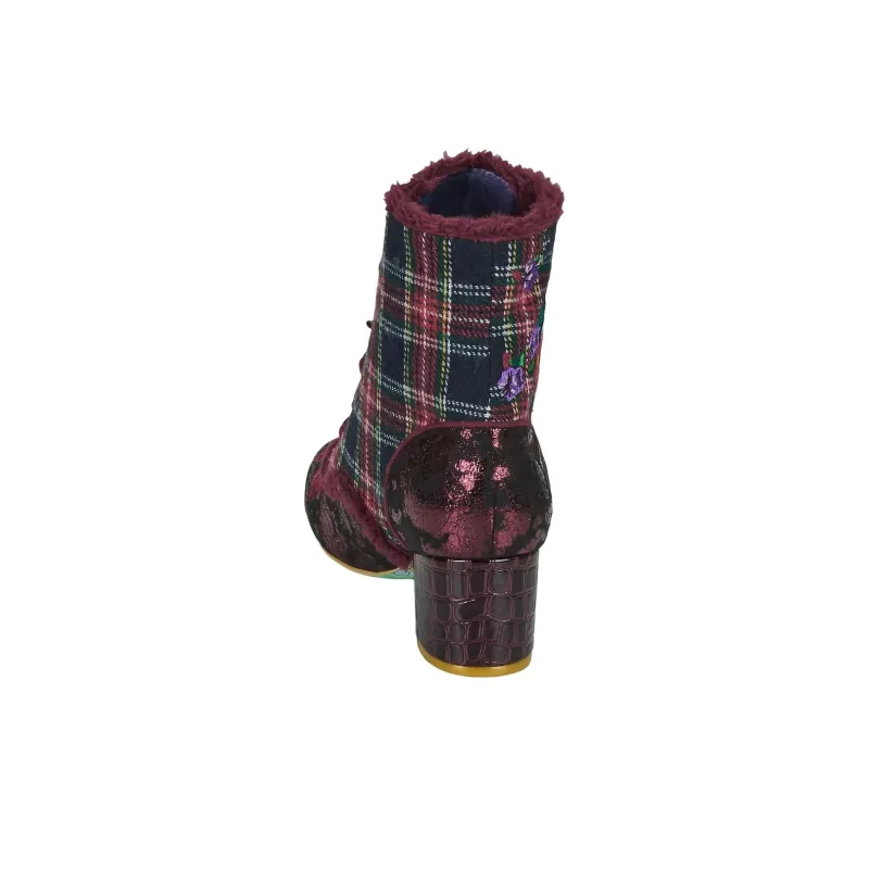 IRREGULAR CHOICE Toasty Toes Ankle Boots Women's Red-5