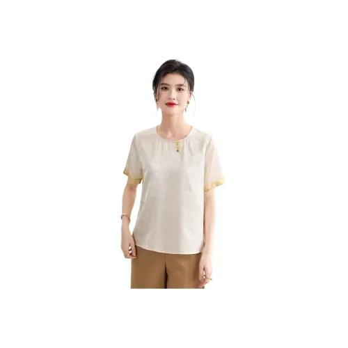 JINJU T Shirts Women's Beige