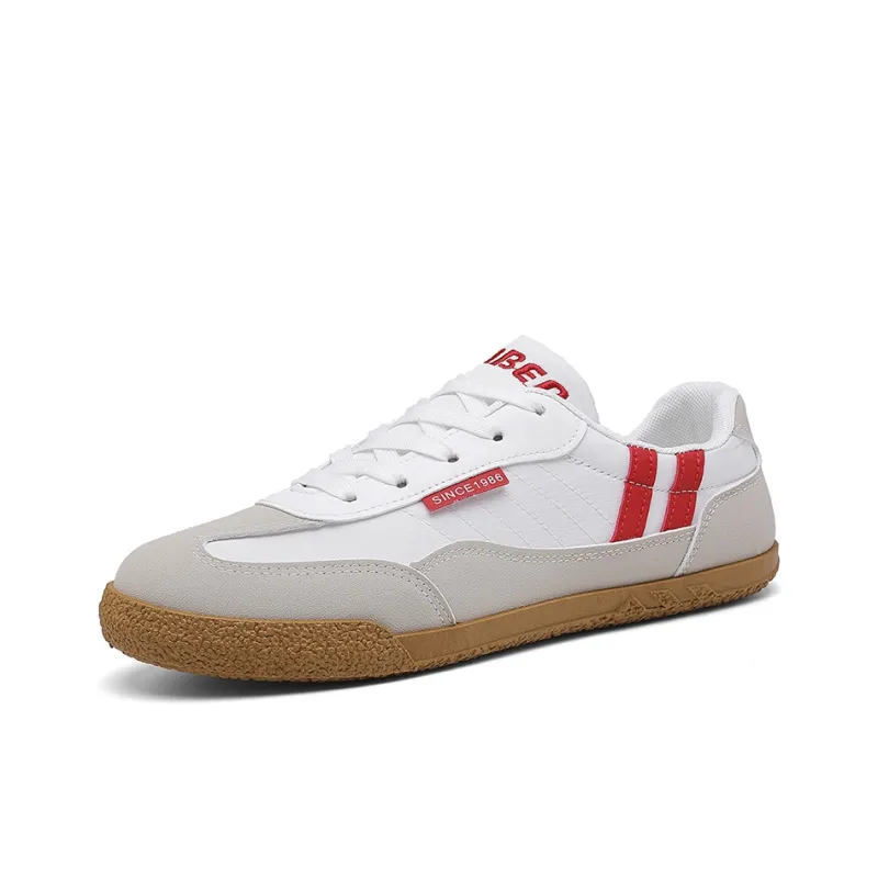 OUGLEMEN Slip Resistant And Abrasion Resistant Coverage Low Top Casual Shoes Men's Box-2